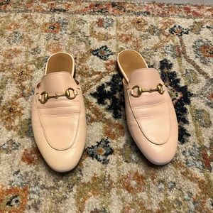 Gucci Princetown pink mules